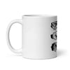 White glossy mug